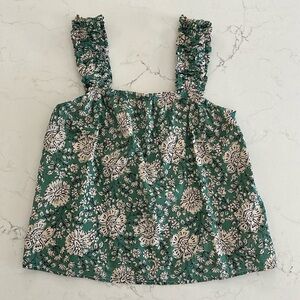 Evereve Cotton Button Back Tank